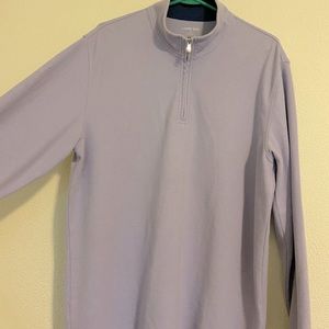 Lavender lands end quarter zip